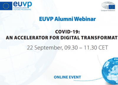 EUVP Alumni Webinar Covid-19 banner